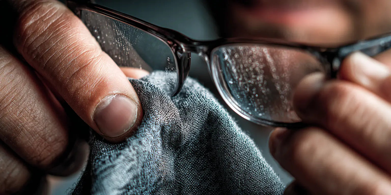 Imagem do artigo Limpar o Óculos com a Camisa Pode Estar Acabando com Suas Lentes (e Você Nem Sabia)